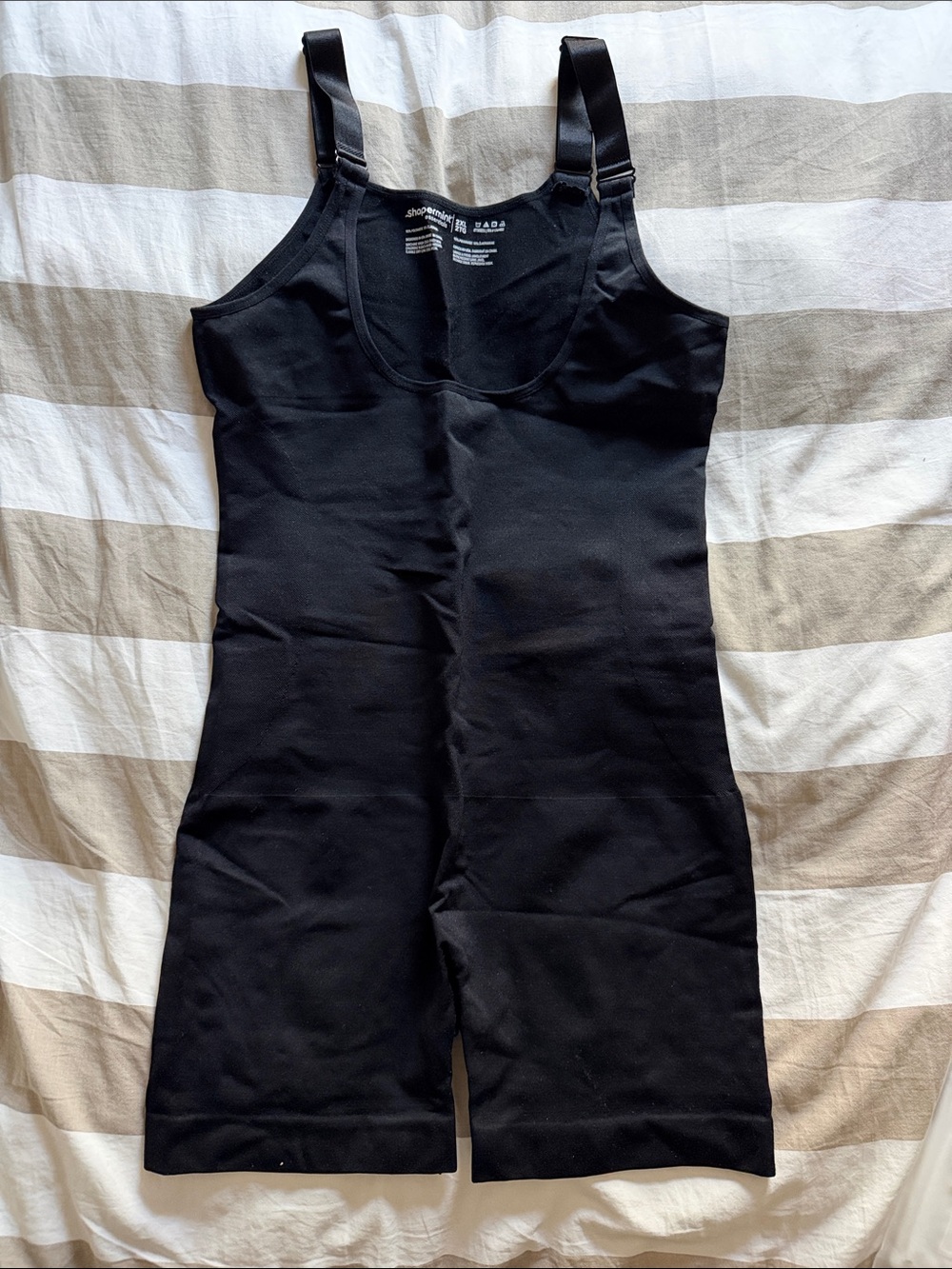 Shapermint Black Full-Body Shapewear Bodysuit